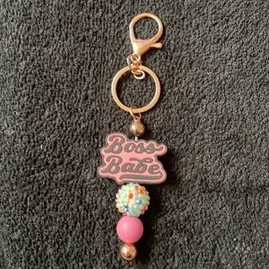 Boss Babe Bar Keychain